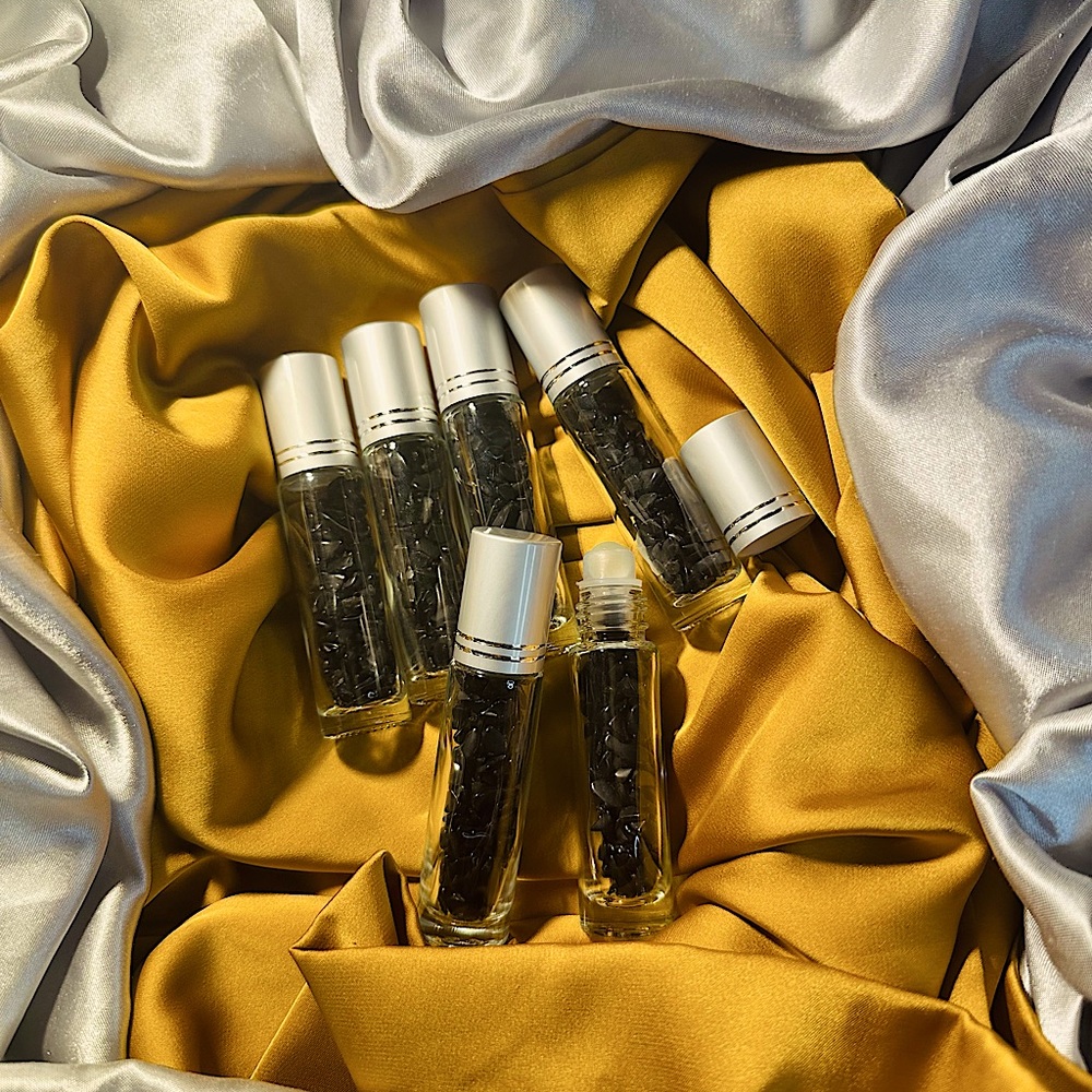 Gemstone/Crystal Filled RollerBall Bottles NWOT